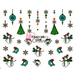 Stickere 3D cu Sarbatori de Iarna, Cod FGHZ 008 Black